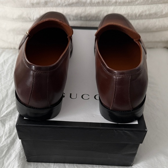 Gucci Men's Rich Brown Slip-Ons. Amazing Quality!!! Men’s size 12! - Picture 4 of 6